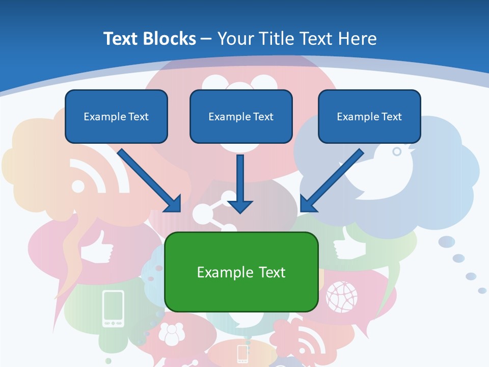 Internet Person Icon PowerPoint Template