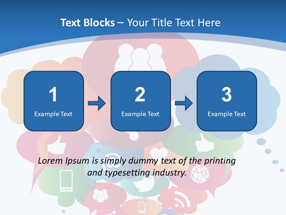 Internet Person Icon PowerPoint Template