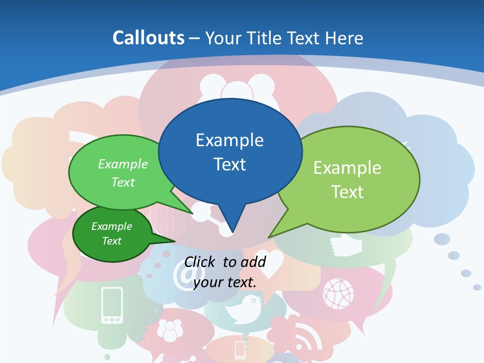 Internet Person Icon PowerPoint Template