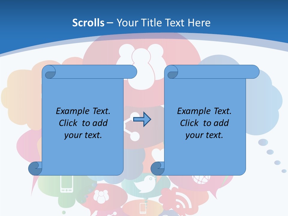 Internet Person Icon PowerPoint Template
