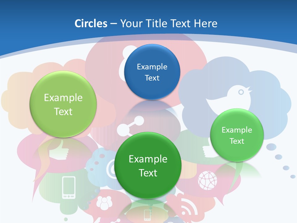 Internet Person Icon PowerPoint Template