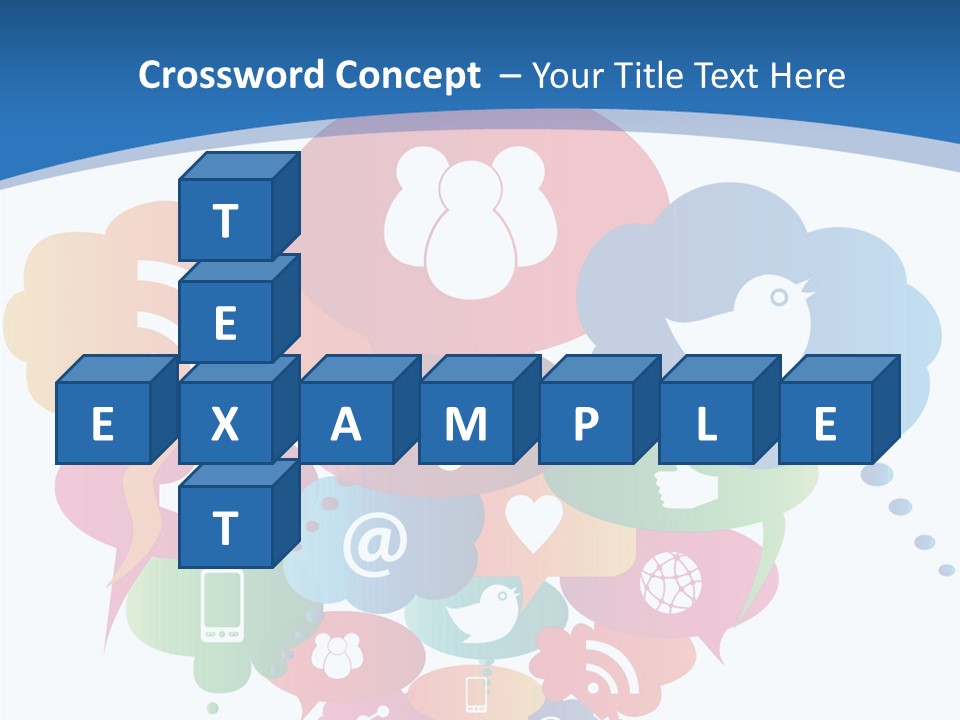 Internet Person Icon PowerPoint Template