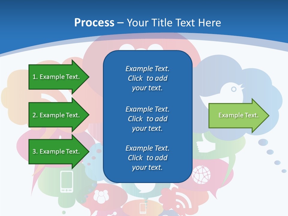 Internet Person Icon PowerPoint Template