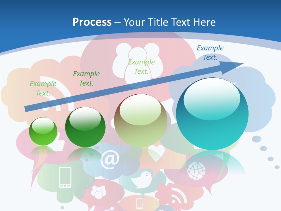 Internet Person Icon PowerPoint Template