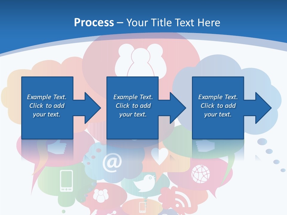 Internet Person Icon PowerPoint Template