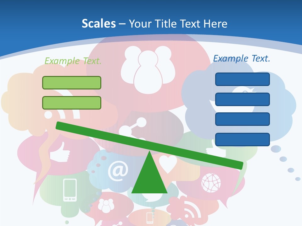 Internet Person Icon PowerPoint Template