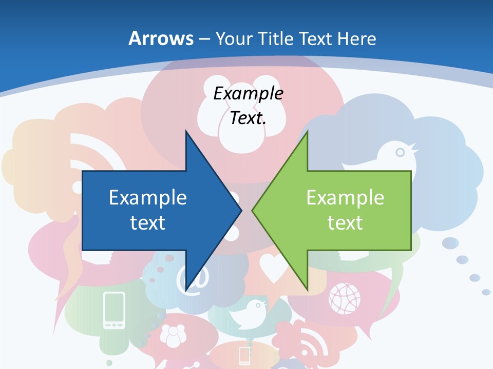 Internet Person Icon PowerPoint Template