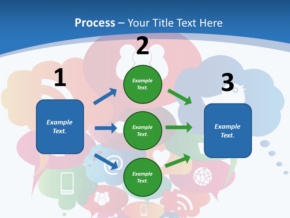 Internet Person Icon PowerPoint Template