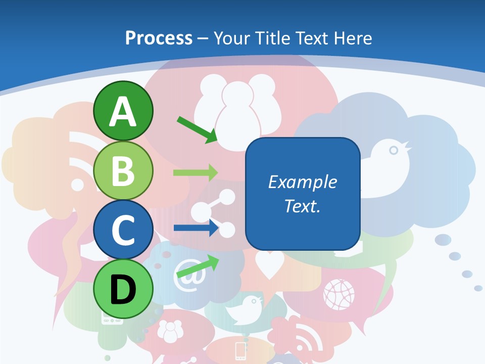 Internet Person Icon PowerPoint Template