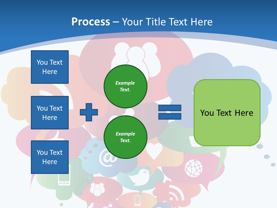 Internet Person Icon PowerPoint Template