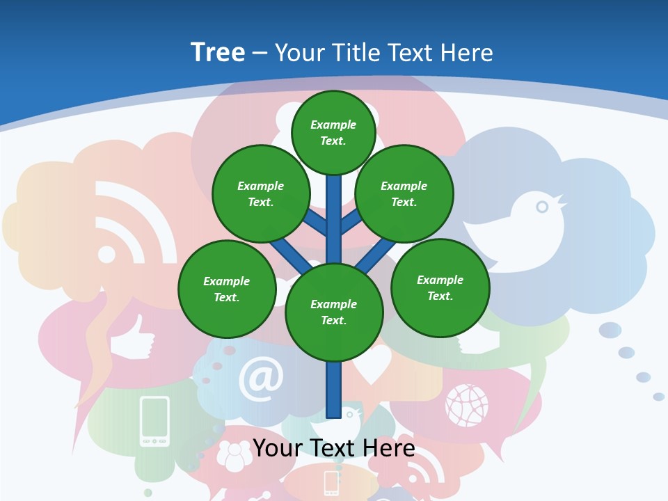 Internet Person Icon PowerPoint Template