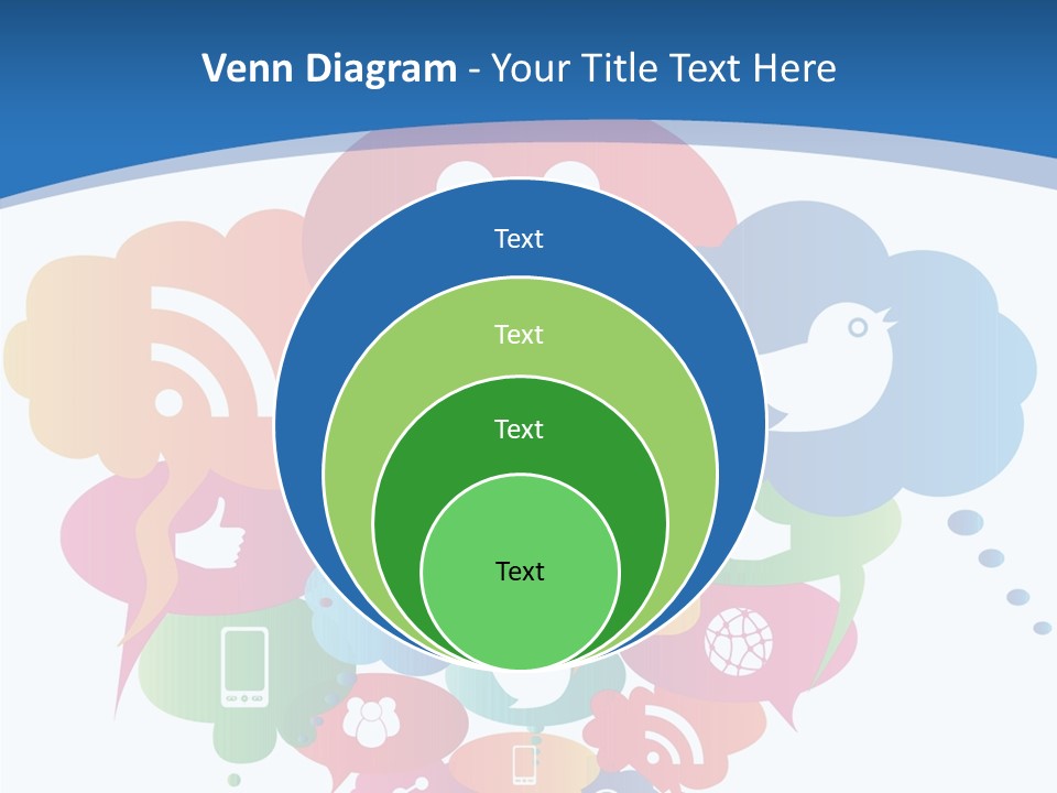 Internet Person Icon PowerPoint Template