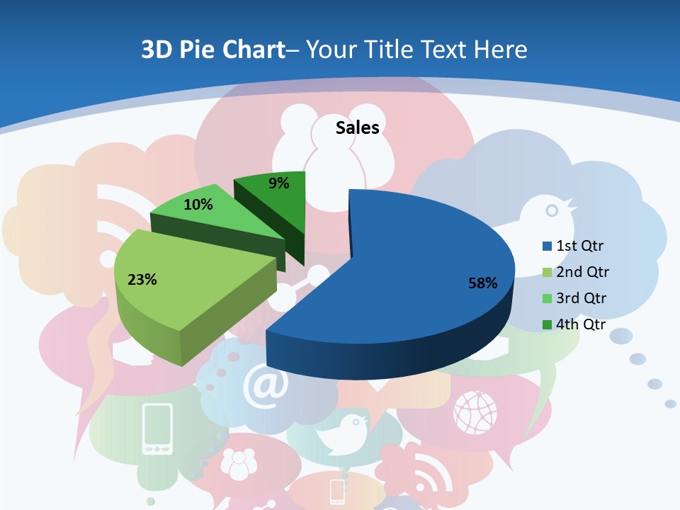 Internet Person Icon PowerPoint Template