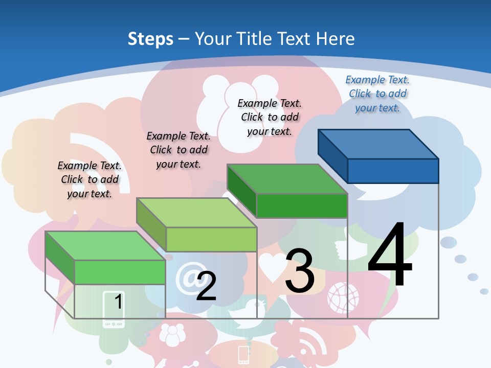 Internet Person Icon PowerPoint Template