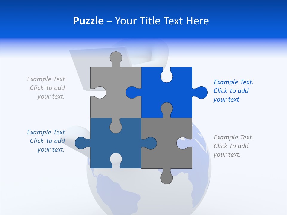 A Person Sitting On Top Of A Globe With A Laptop PowerPoint Template