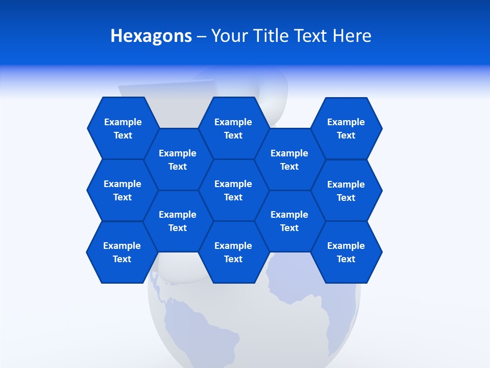 A Person Sitting On Top Of A Globe With A Laptop PowerPoint Template