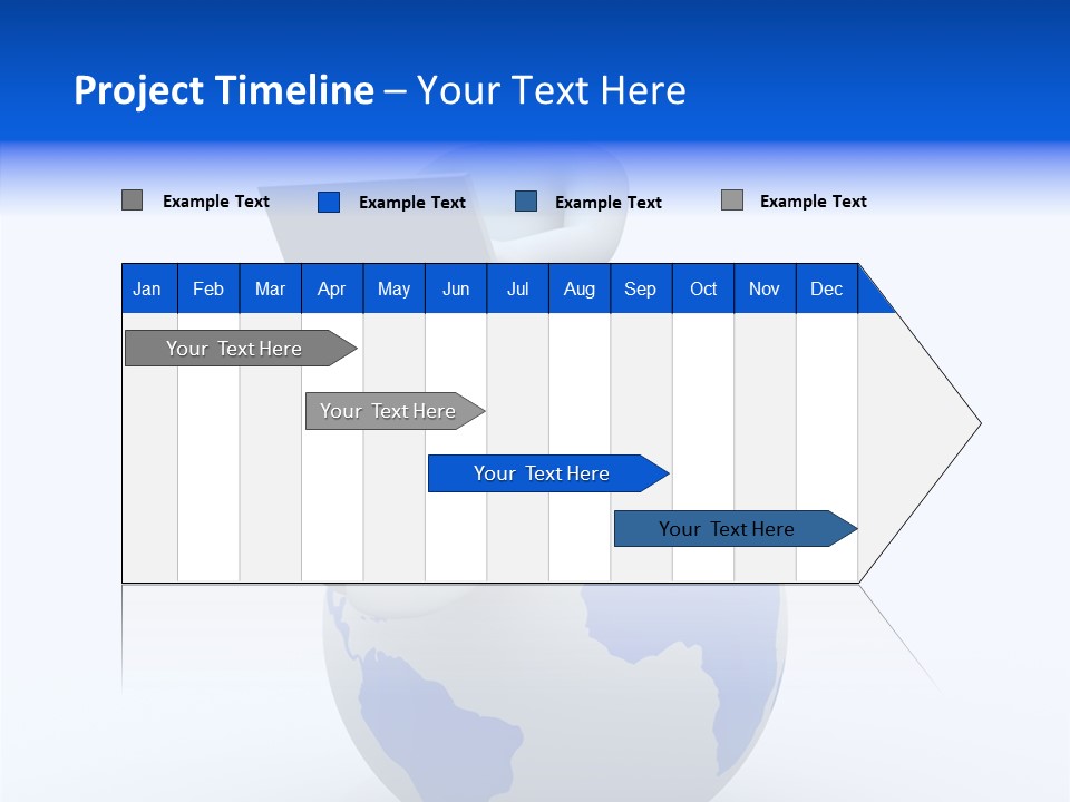 A Person Sitting On Top Of A Globe With A Laptop PowerPoint Template