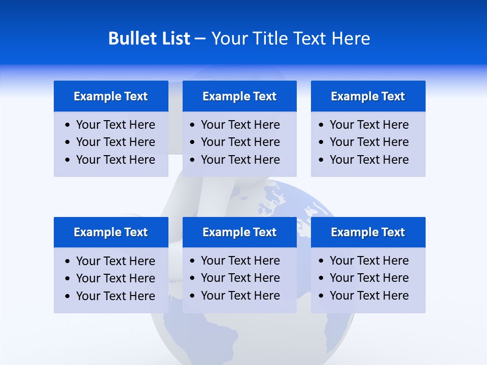 A Person Sitting On Top Of A Globe With A Laptop PowerPoint Template