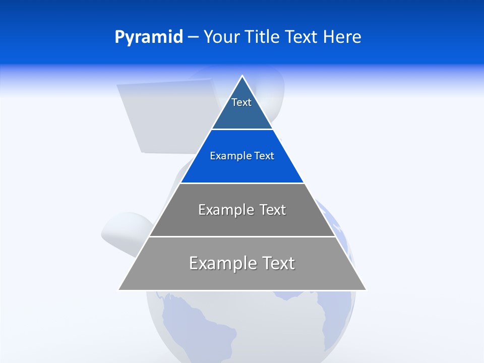 A Person Sitting On Top Of A Globe With A Laptop PowerPoint Template