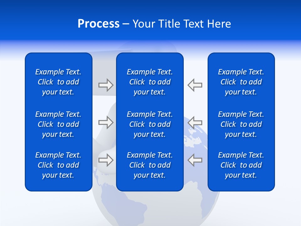 A Person Sitting On Top Of A Globe With A Laptop PowerPoint Template