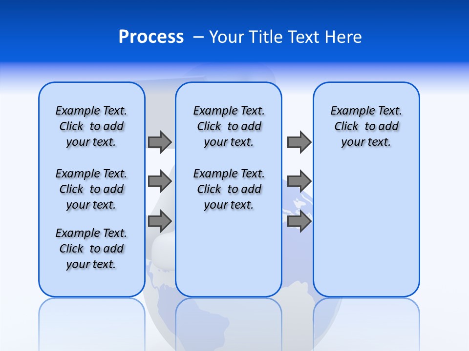A Person Sitting On Top Of A Globe With A Laptop PowerPoint Template