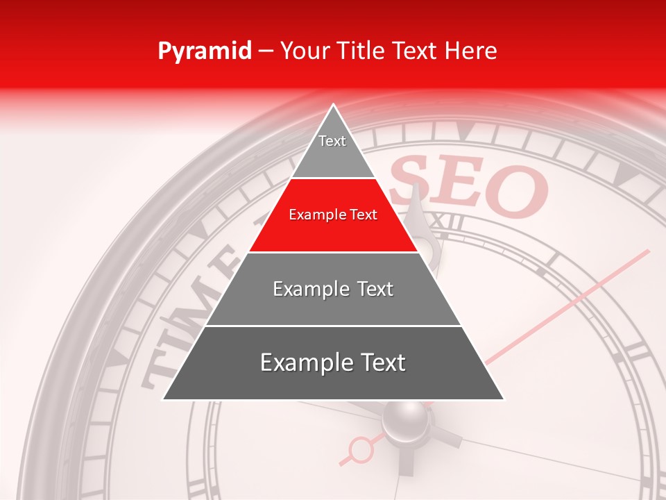 Metal Clock Webpage PowerPoint Template