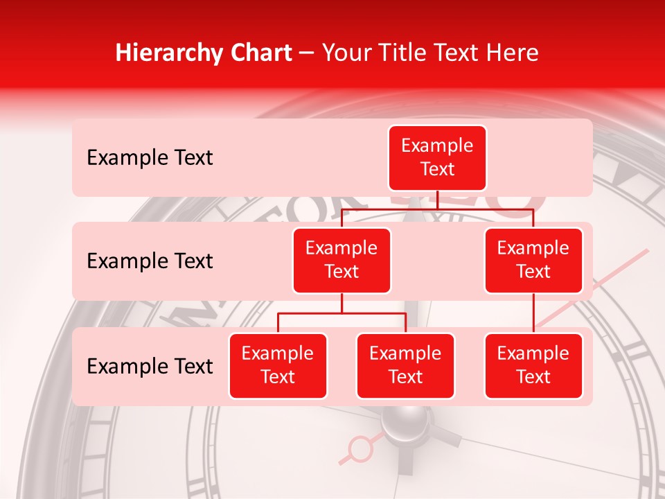 Metal Clock Webpage PowerPoint Template