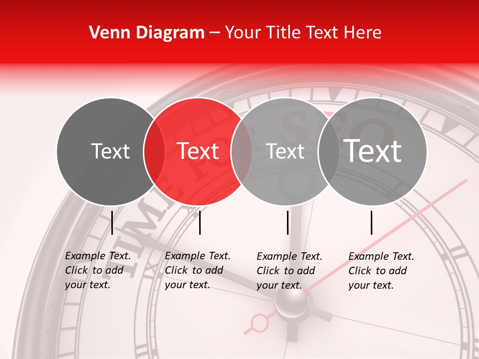 Metal Clock Webpage PowerPoint Template