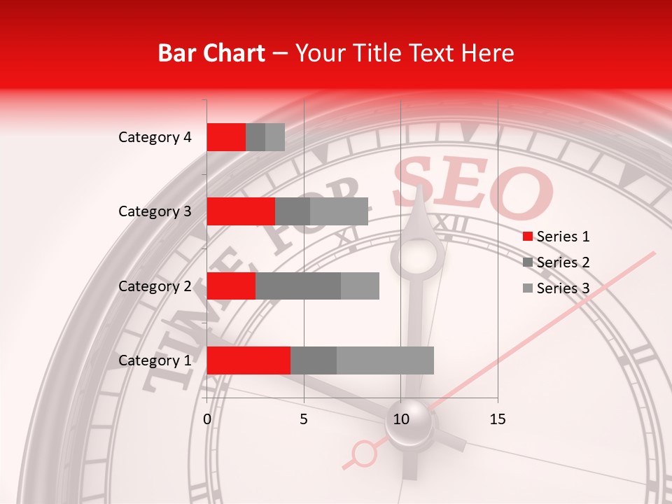 Metal Clock Webpage PowerPoint Template
