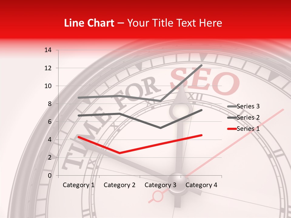 Metal Clock Webpage PowerPoint Template