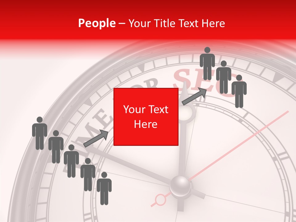 Metal Clock Webpage PowerPoint Template