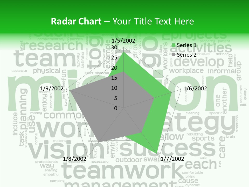 Text Motivation Tagcloud PowerPoint Template