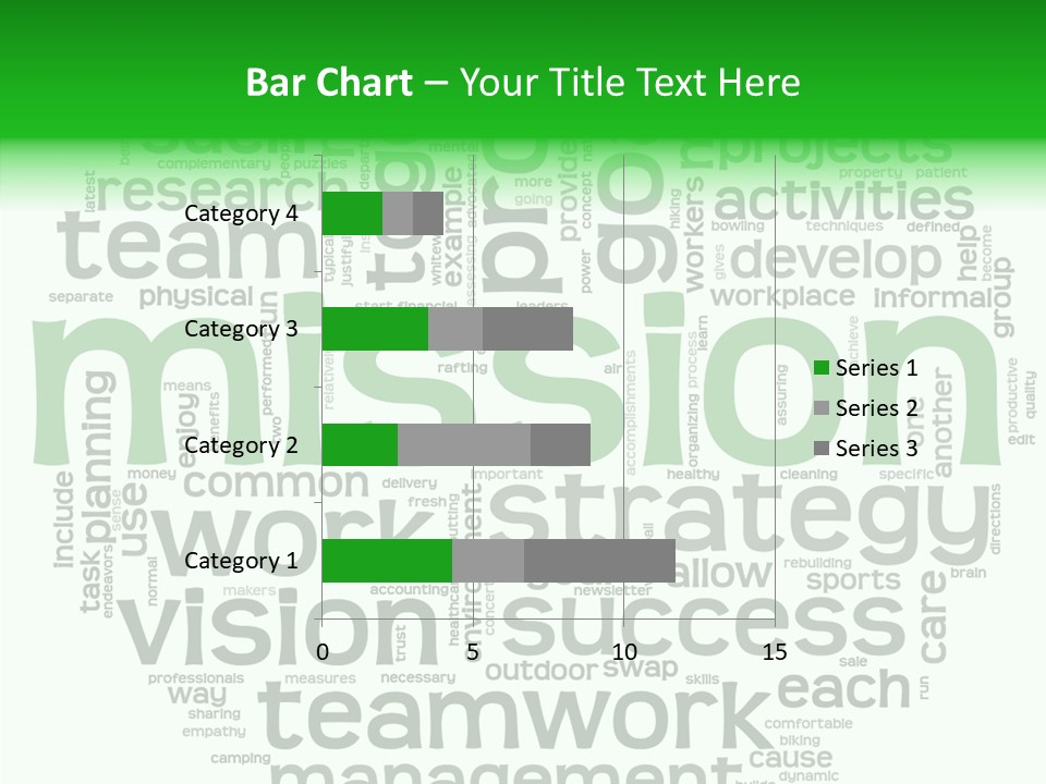 Text Motivation Tagcloud PowerPoint Template
