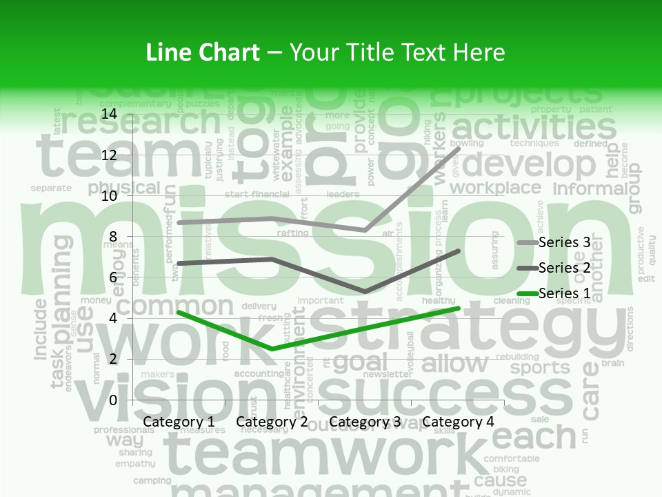 Text Motivation Tagcloud PowerPoint Template