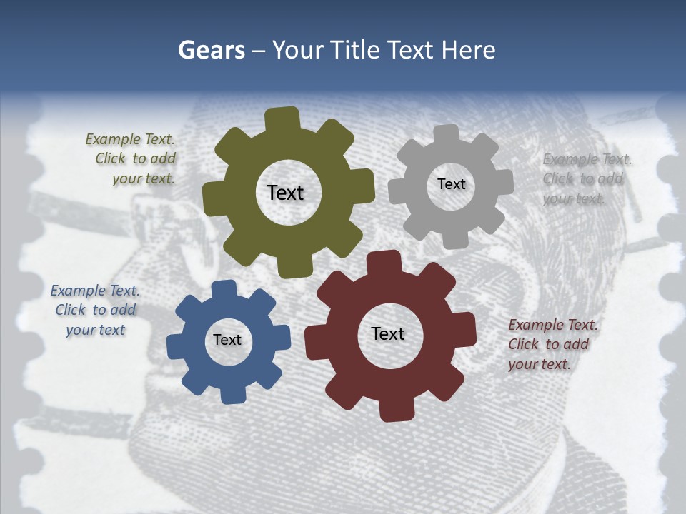 Figure Century Delano PowerPoint Template