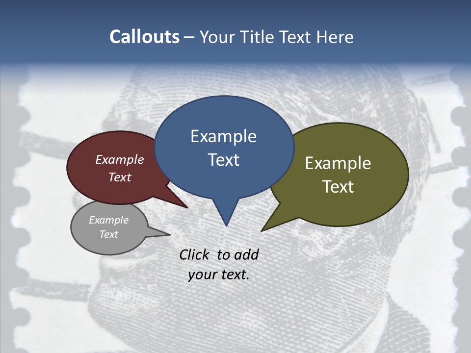 Figure Century Delano PowerPoint Template