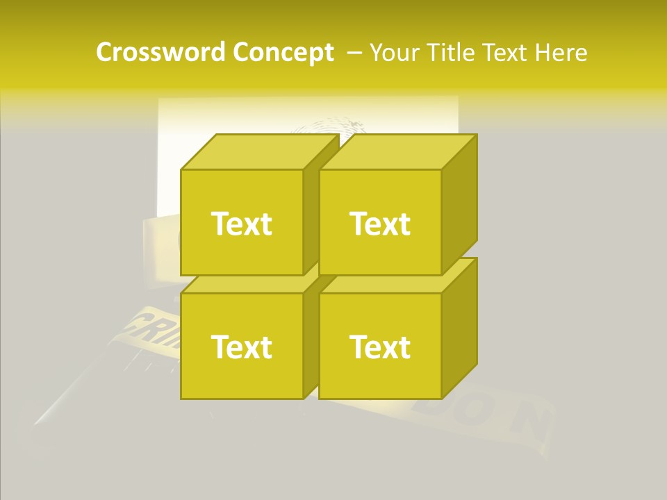 Password Information Fingerprint PowerPoint Template