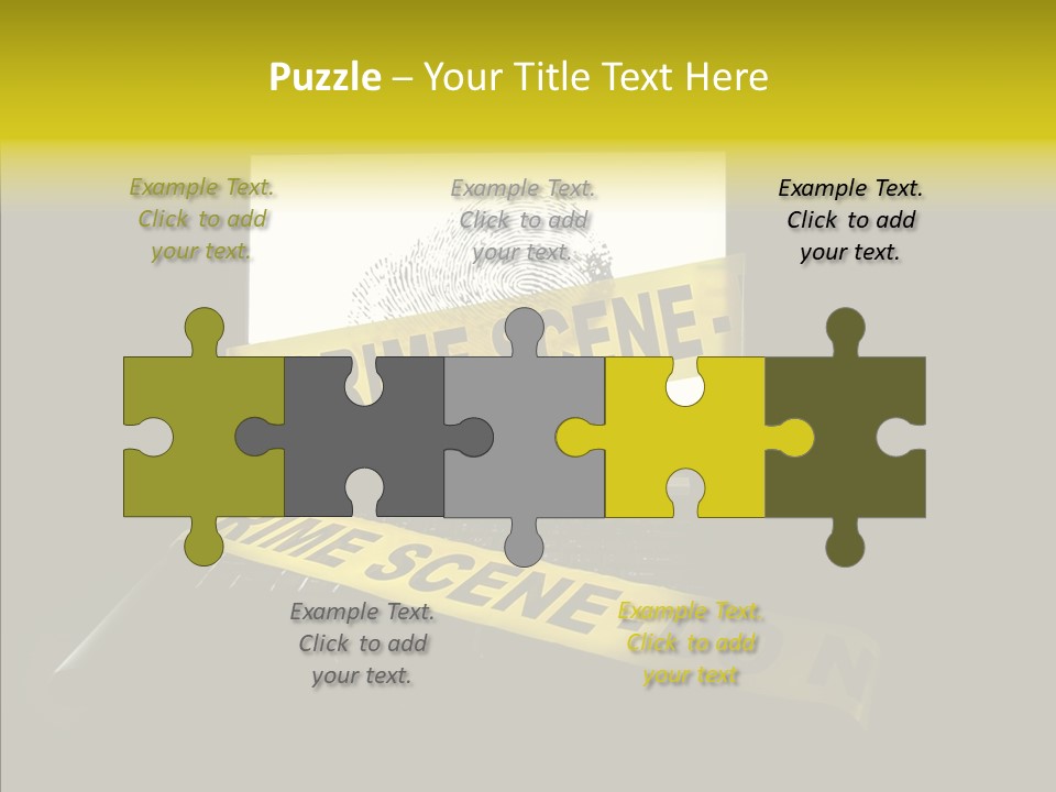 Password Information Fingerprint PowerPoint Template