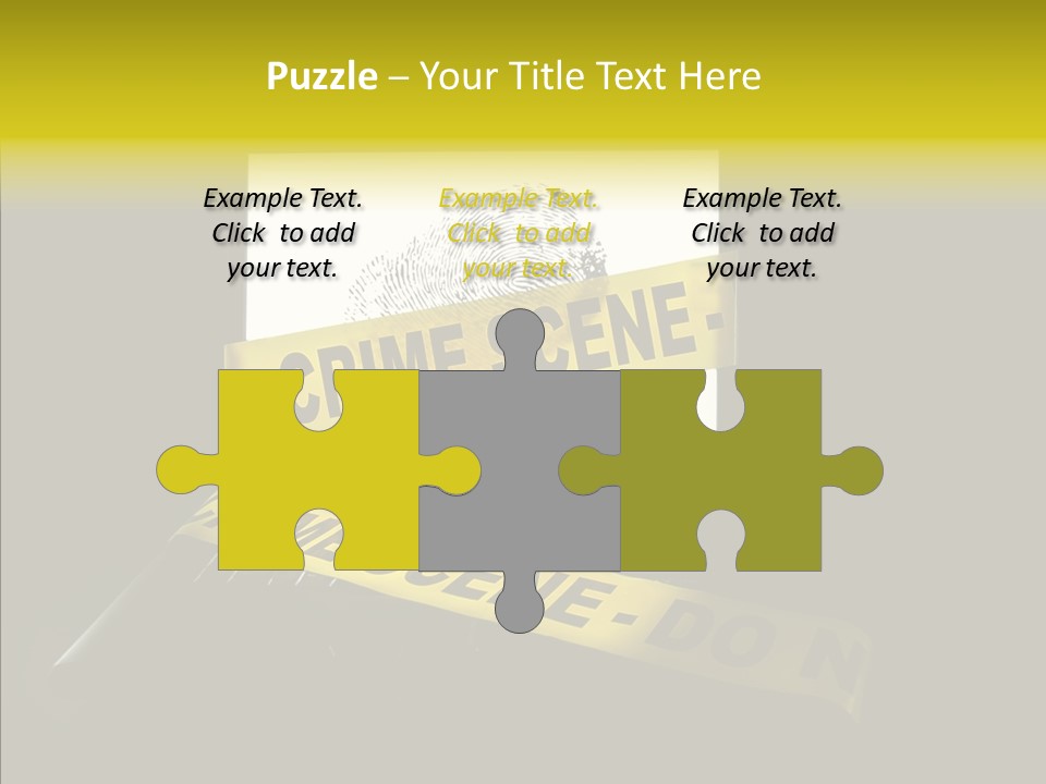 Password Information Fingerprint PowerPoint Template