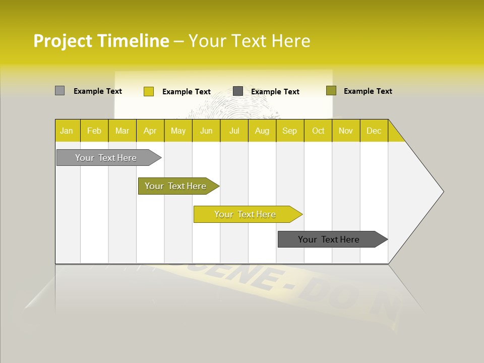 Password Information Fingerprint PowerPoint Template