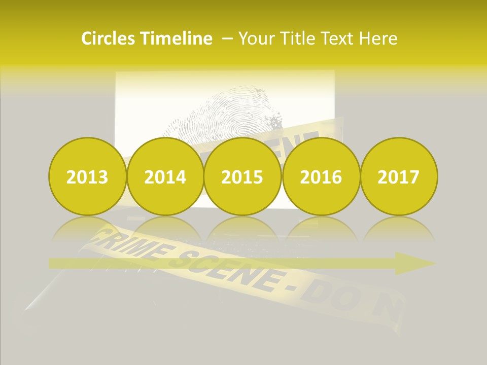 Password Information Fingerprint PowerPoint Template