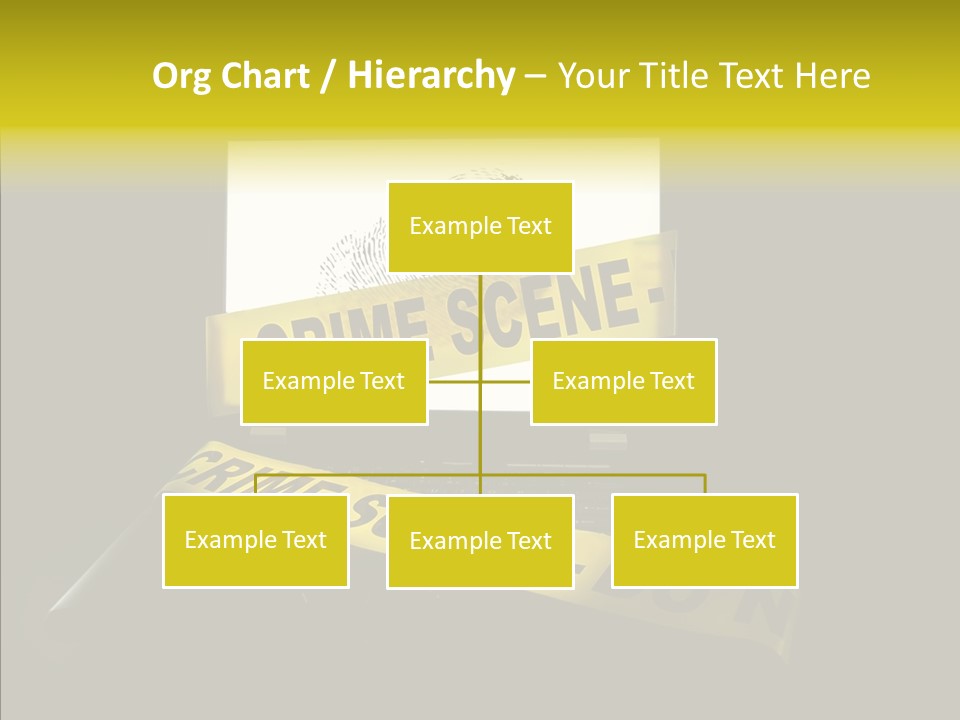 Password Information Fingerprint PowerPoint Template