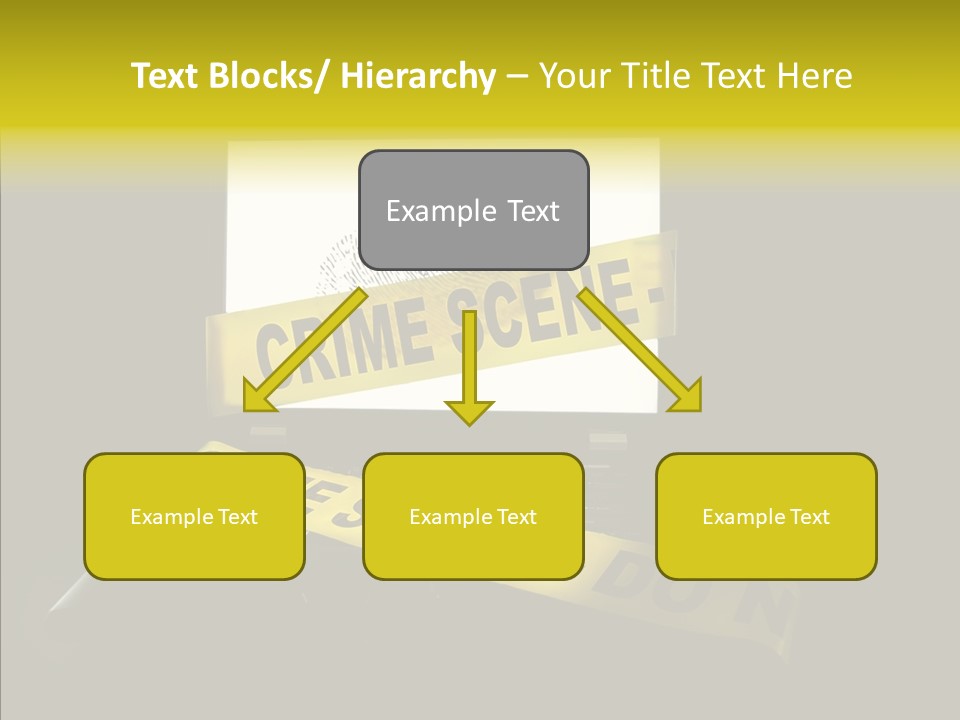 Password Information Fingerprint PowerPoint Template