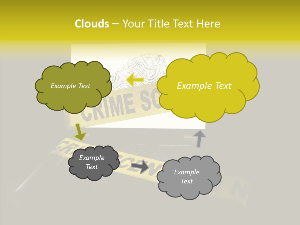 Password Information Fingerprint PowerPoint Template