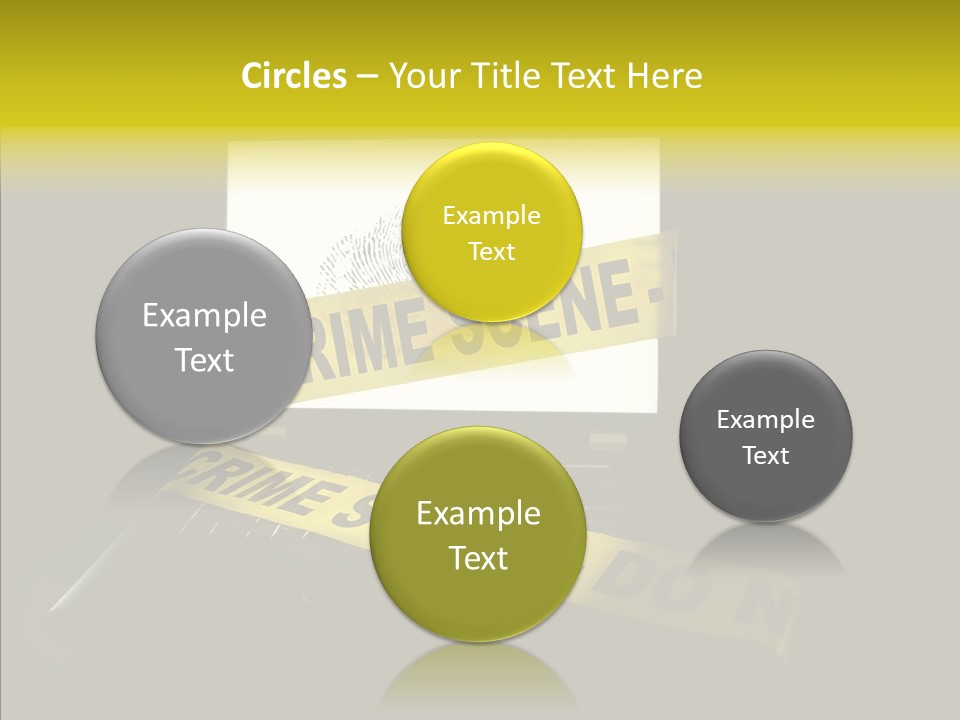 Password Information Fingerprint PowerPoint Template
