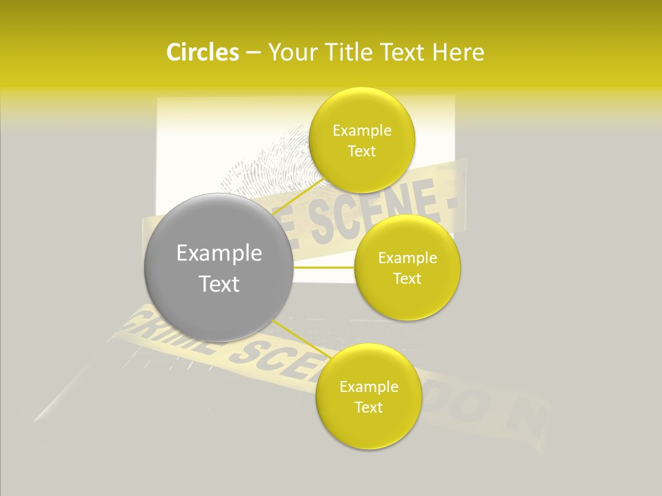 Password Information Fingerprint PowerPoint Template