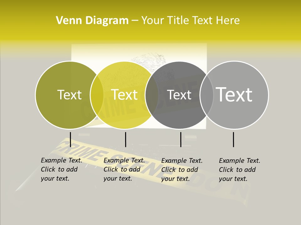 Password Information Fingerprint PowerPoint Template