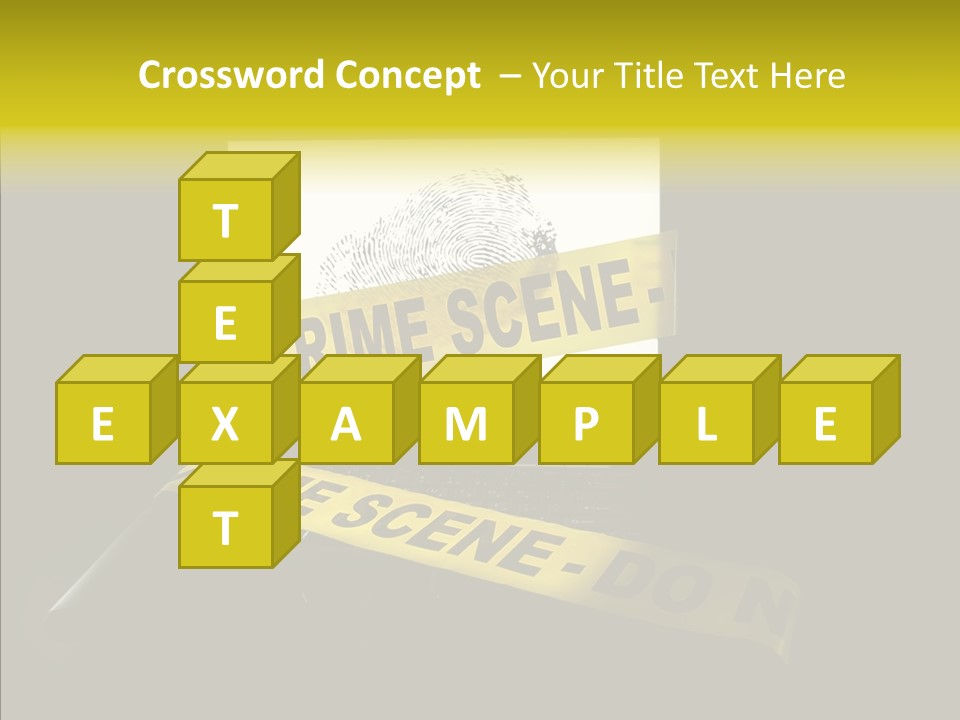 Password Information Fingerprint PowerPoint Template