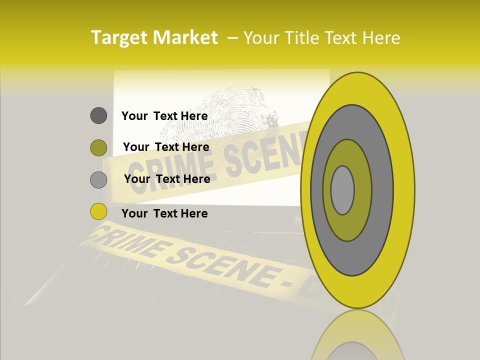 Password Information Fingerprint PowerPoint Template