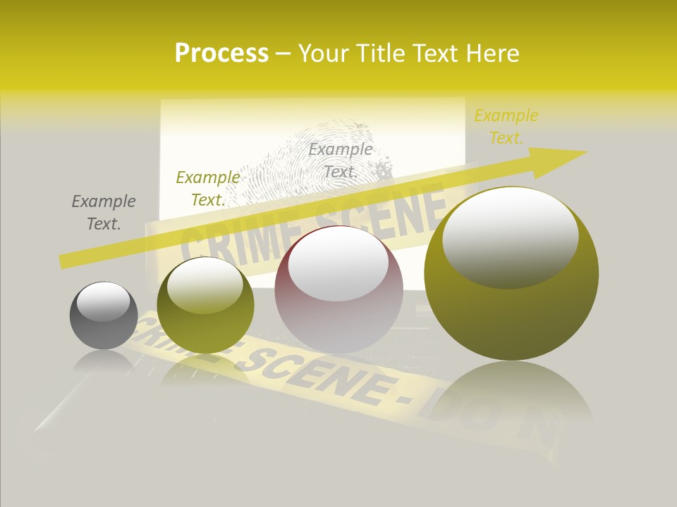 Password Information Fingerprint PowerPoint Template